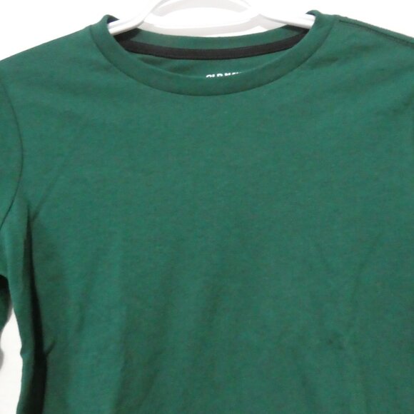 OLD NAVY | medium (8) | Solid Green Long Sleeve T-Shirt / Shirt | NWOT - Picture 4 of 14